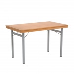 Klapptisch, 120x70 cm (B/T), 72 cm hoch, 4-Fuß, 